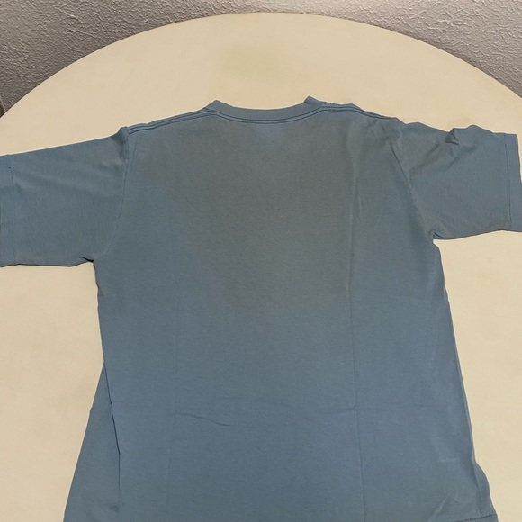 Vintage 1995's The X Files Movie Series Promo Shirt Blue Mulder Scully Distress - Picture 6 of 7